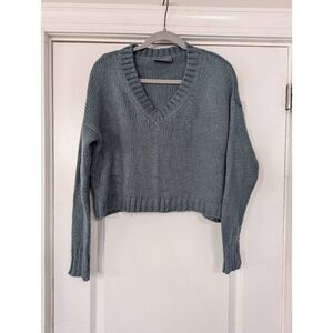 Wooden Ships Blue V-Neck Sweater